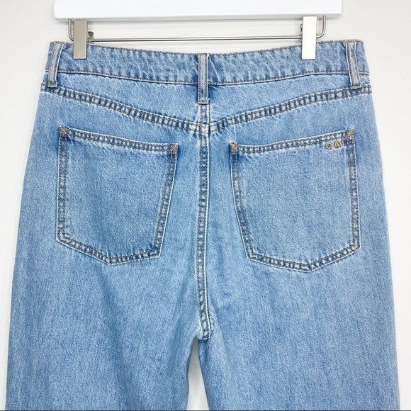 OAT High Rise Straight Leg Jeans Size 28 - Picture 7 of 9